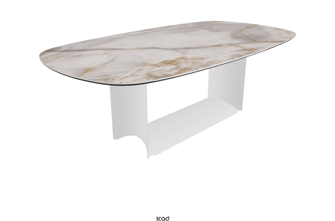 Cattelan Italia Dragon Keramik Rectangular & Biscuit Shaped Dining Table 220 & 300