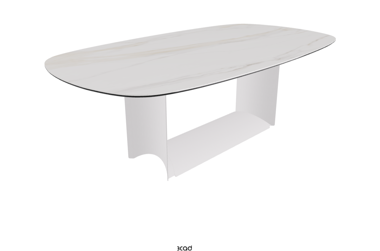 Cattelan Italia Dragon Keramik Rectangular & Biscuit Shaped Dining Table 220 & 300