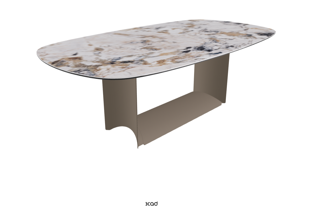 Cattelan Italia Dragon Keramik Rectangular & Biscuit Shaped Dining Table 220 & 300