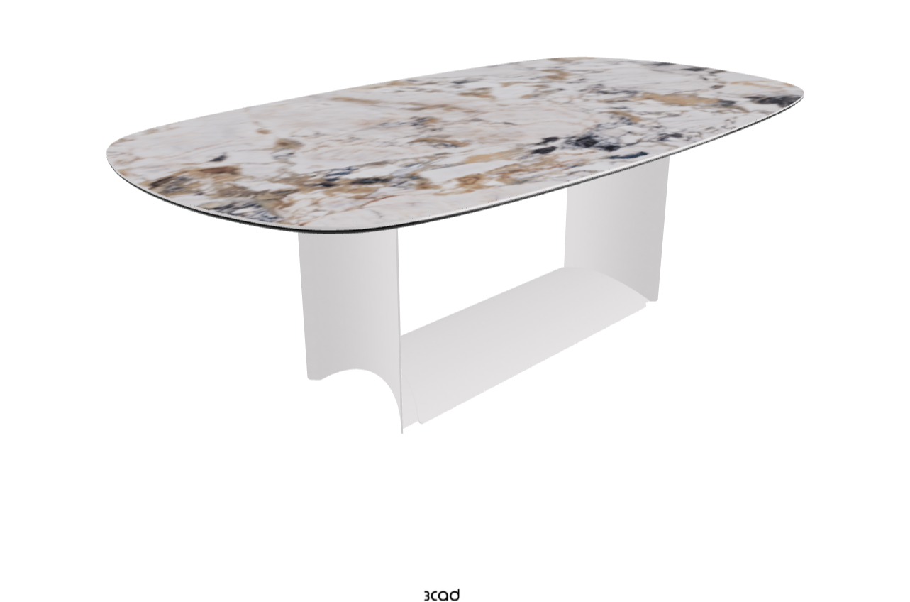 Cattelan Italia Dragon Keramik Rectangular & Biscuit Shaped Dining Table 220 & 300