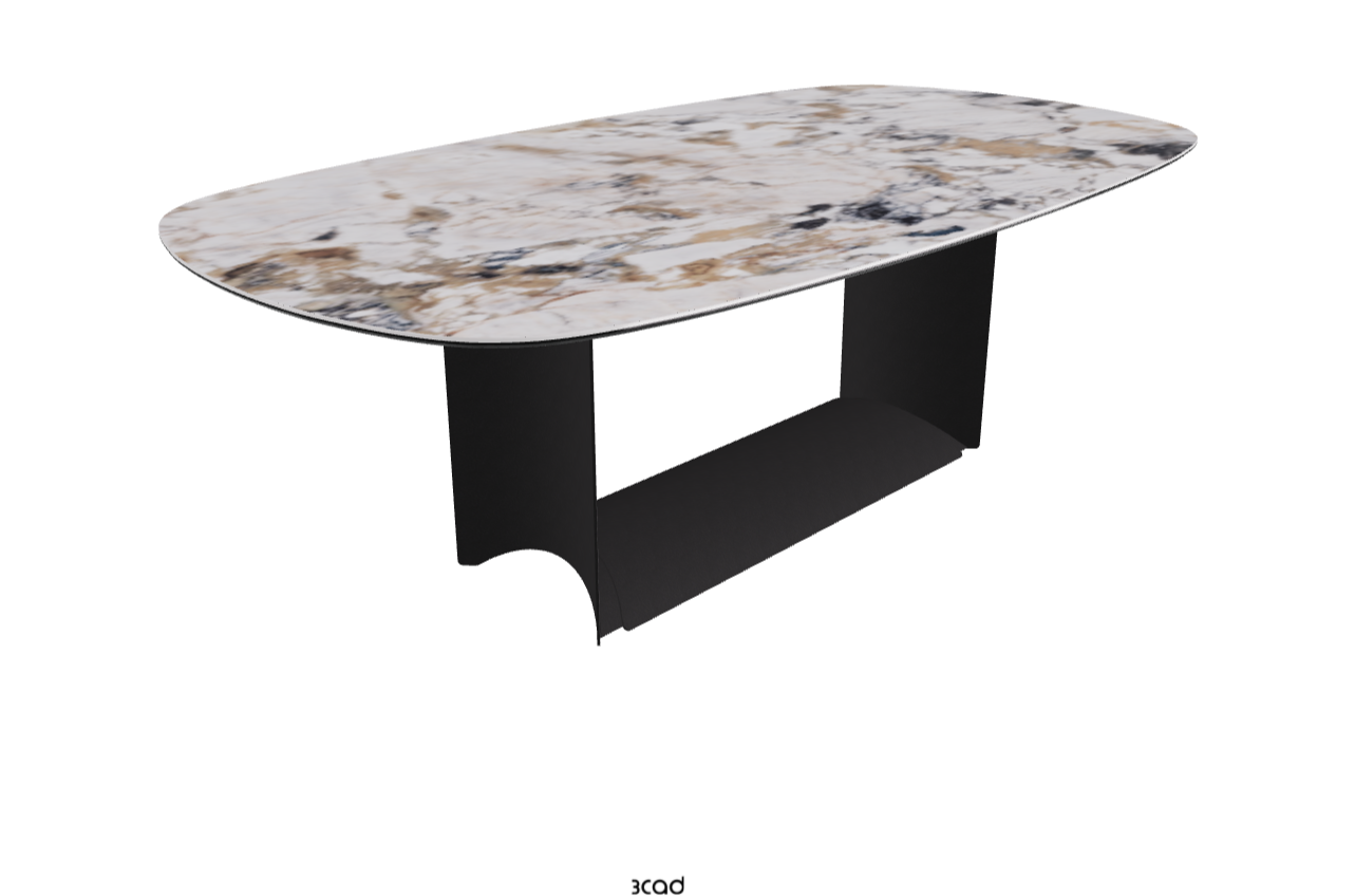 Cattelan Italia Dragon Keramik Rectangular & Biscuit Shaped Dining Table 220 & 300