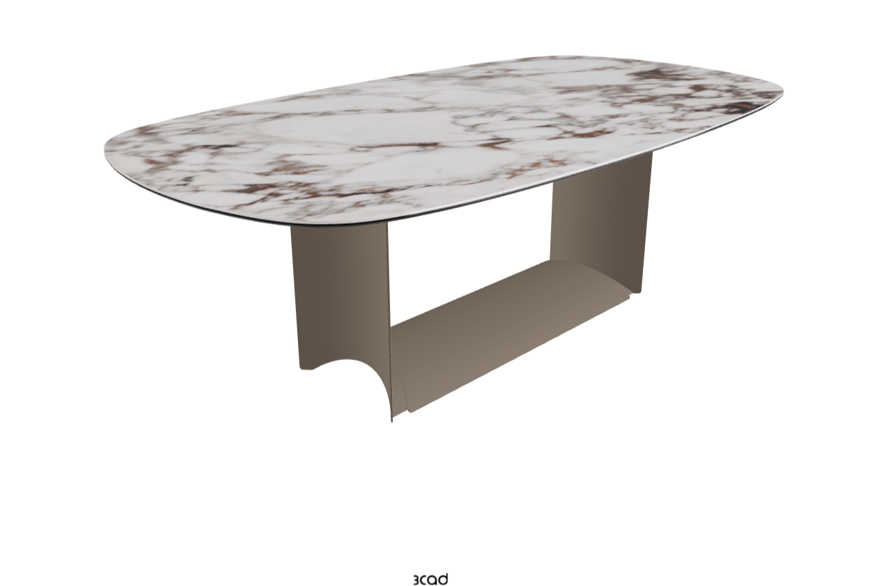 Cattelan Italia Dragon Keramik Rectangular & Biscuit Shaped Dining Table 220 & 300