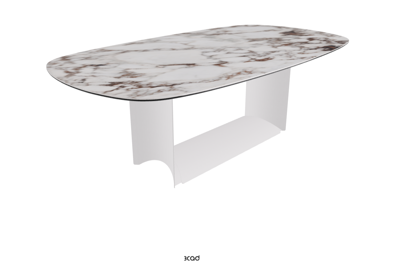 Cattelan Italia Dragon Keramik Rectangular & Biscuit Shaped Dining Table 220 & 300