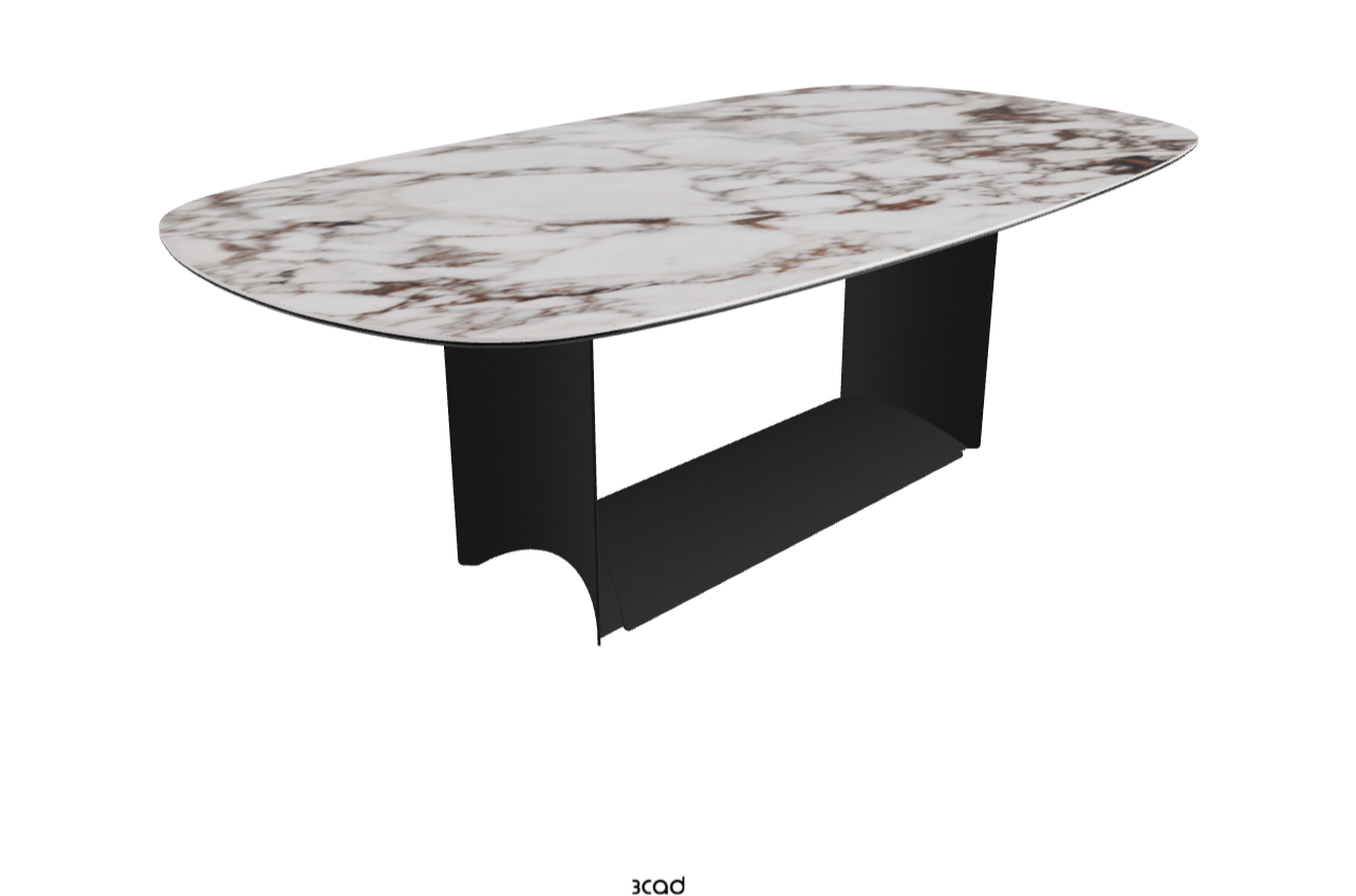 Cattelan Italia Dragon Keramik Rectangular & Biscuit Shaped Dining Table 220 & 300