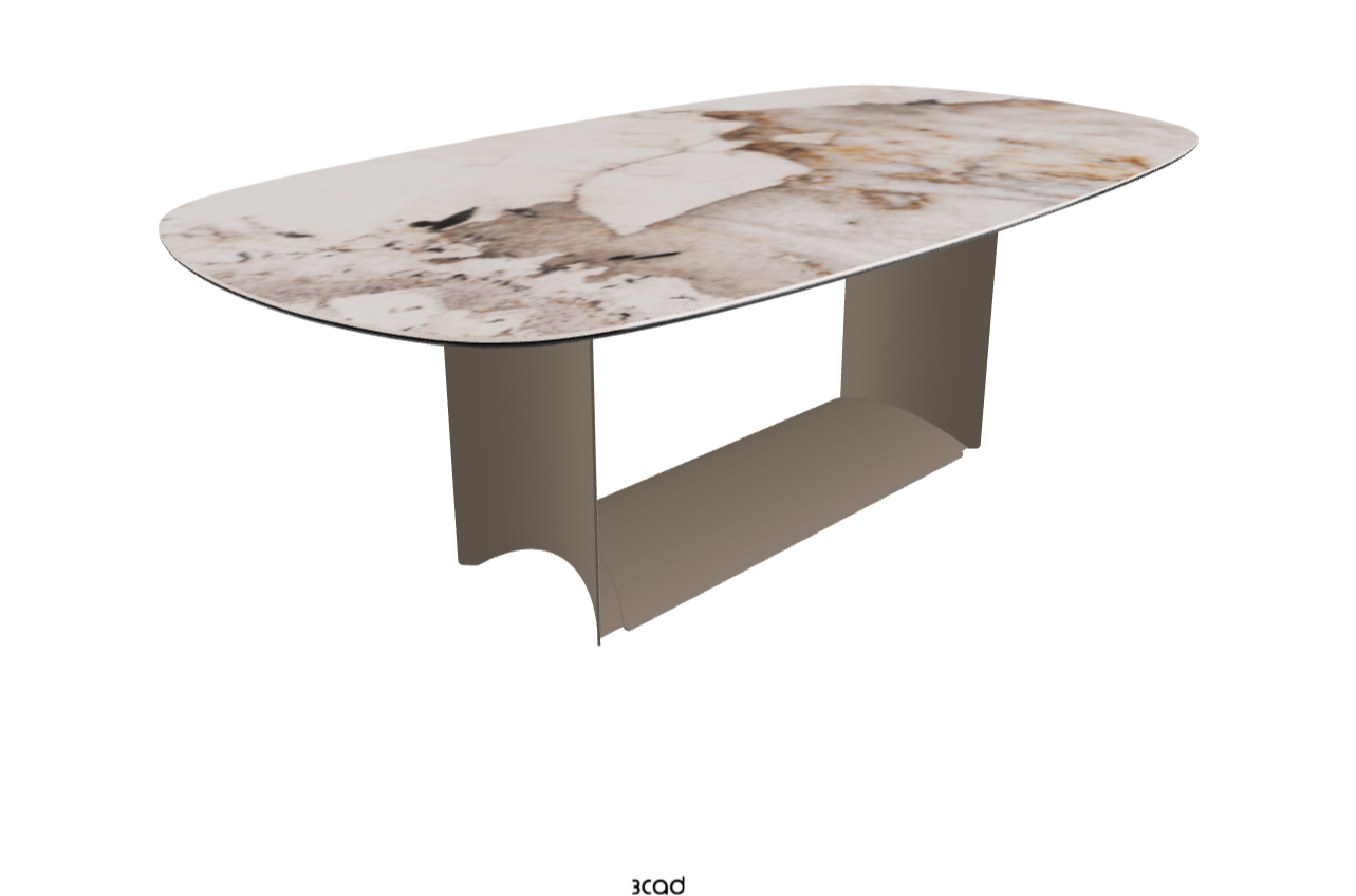 Cattelan Italia Dragon Keramik Rectangular & Biscuit Shaped Dining Table 220 & 300