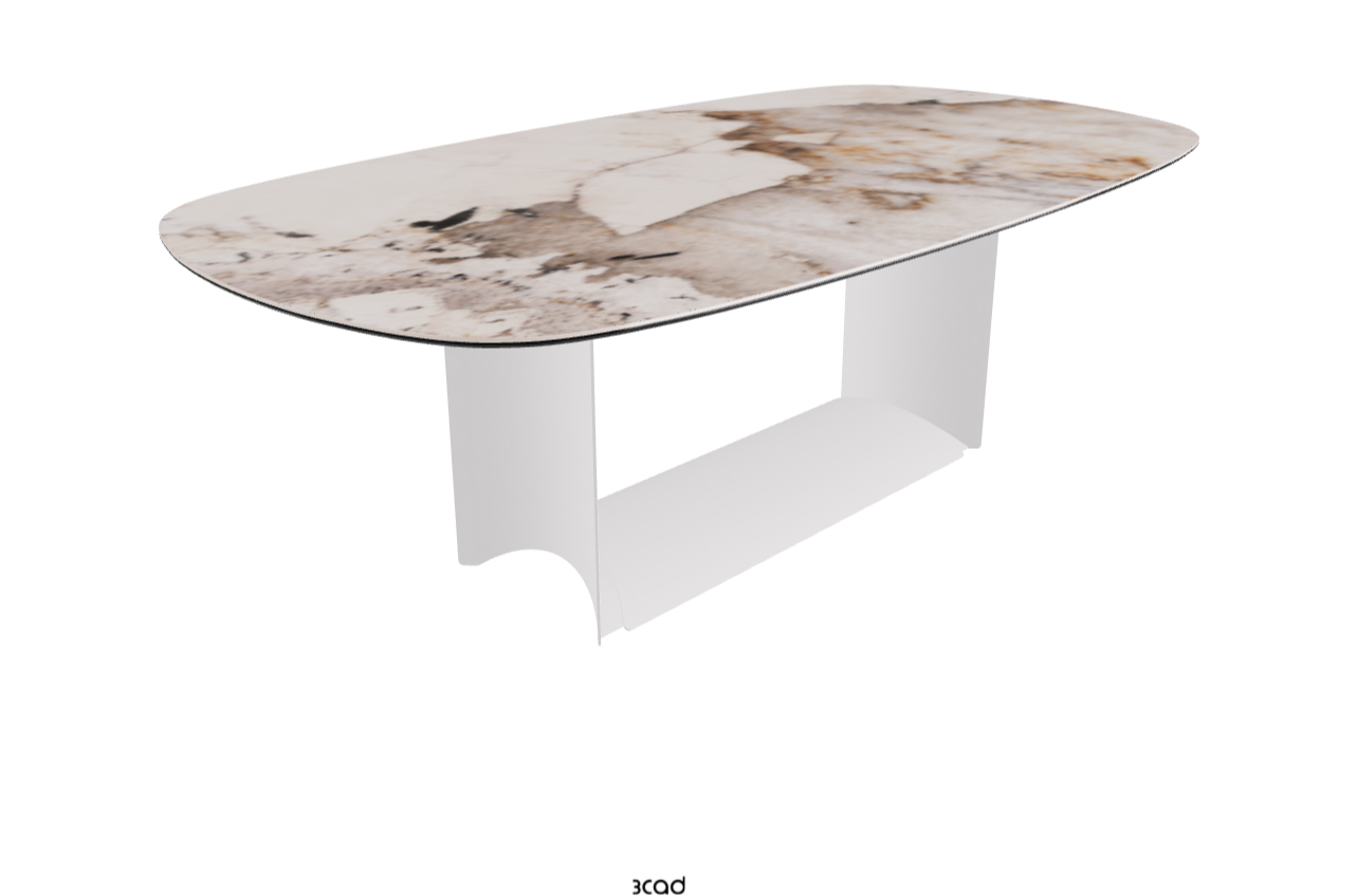 Cattelan Italia Dragon Keramik Rectangular & Biscuit Shaped Dining Table 220 & 300