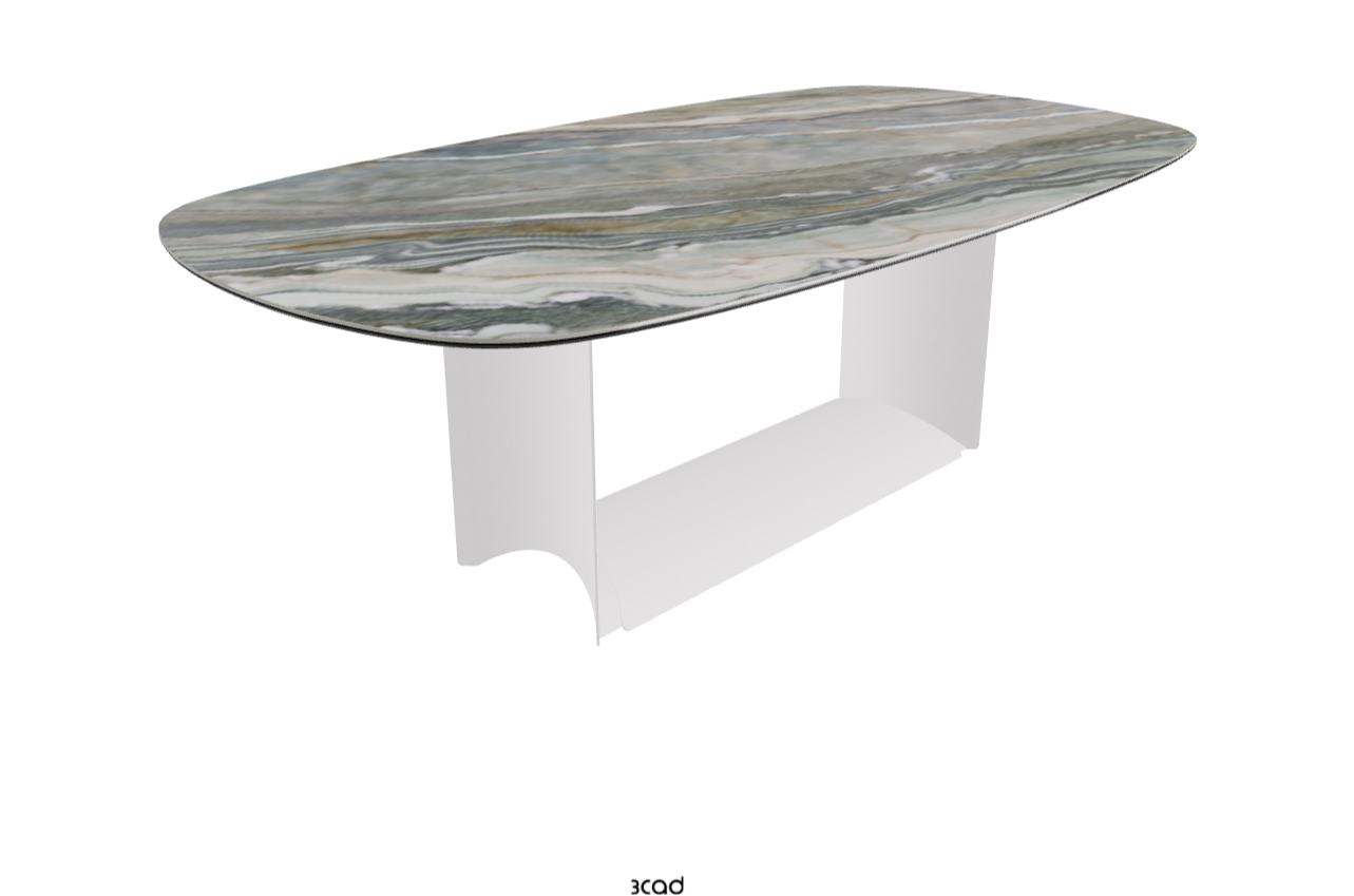 Cattelan Italia Dragon Keramik Rectangular & Biscuit Shaped Dining Table 220 & 300