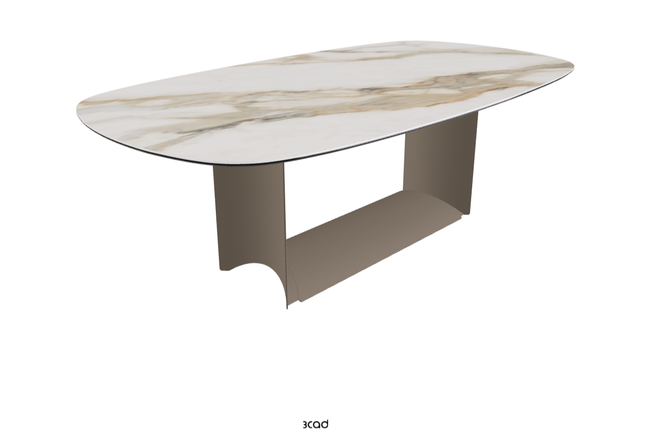 Cattelan Italia Dragon Keramik Rectangular & Biscuit Shaped Dining Table 220 & 300