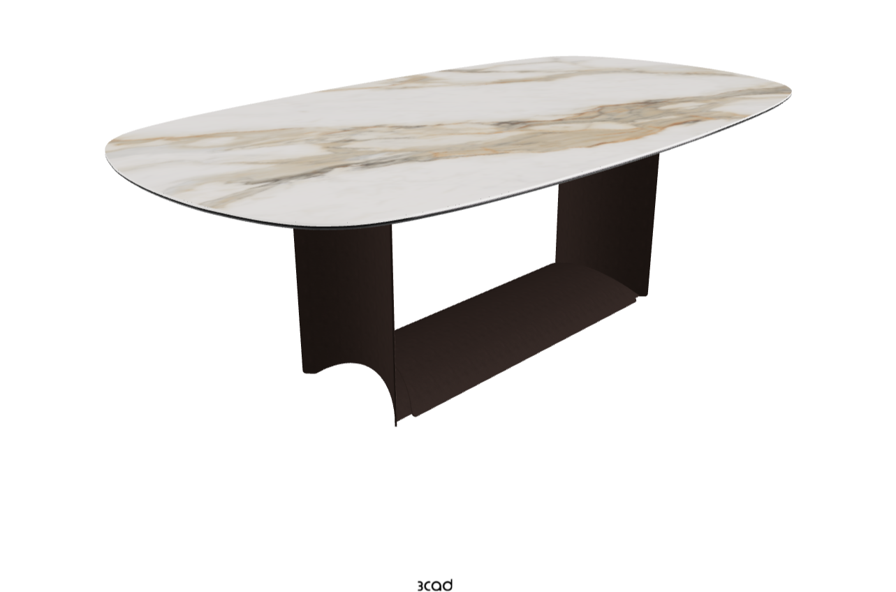 Cattelan Italia Dragon Keramik Rectangular & Biscuit Shaped Dining Table 220 & 300