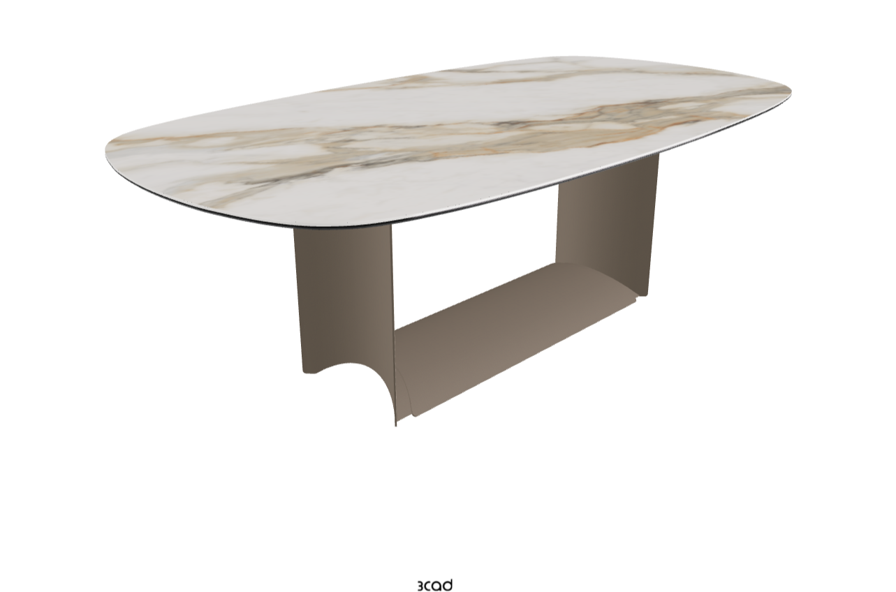 Cattelan Italia Dragon Keramik Rectangular & Biscuit Shaped Dining Table 220 & 300