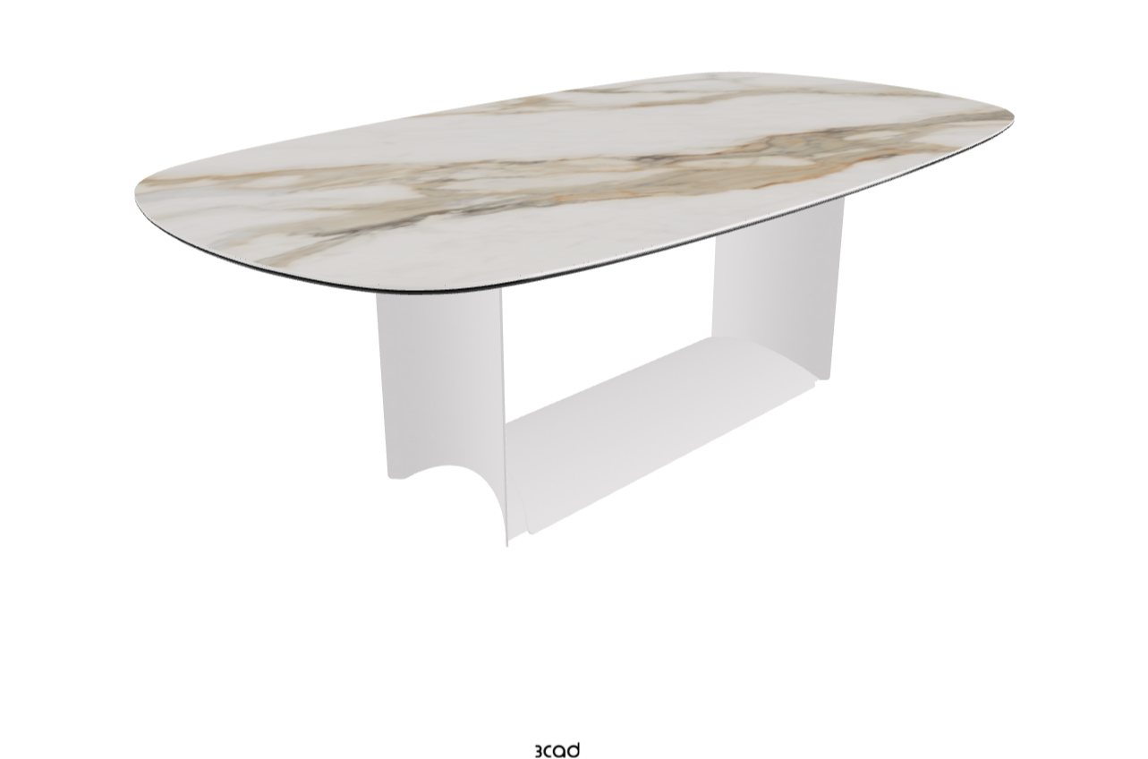 Cattelan Italia Dragon Keramik Rectangular & Biscuit Shaped Dining Table 220 & 300