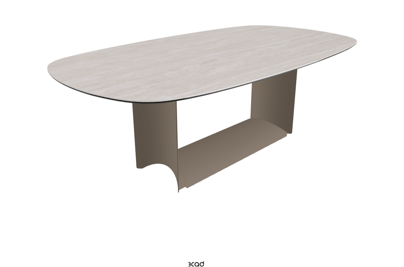 Cattelan Italia Dragon Keramik Rectangular & Biscuit Shaped Dining Table 220 & 300