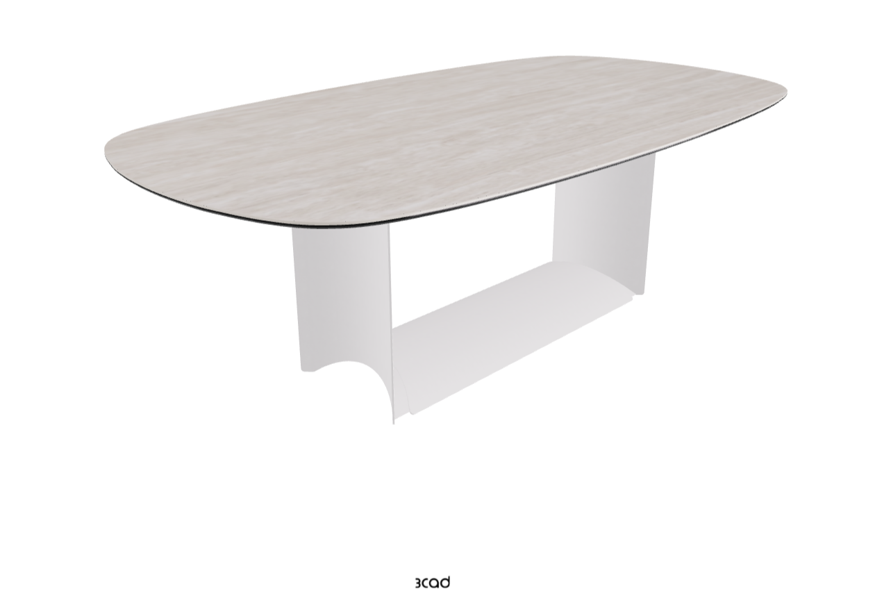 Cattelan Italia Dragon Keramik Rectangular & Biscuit Shaped Dining Table 220 & 300