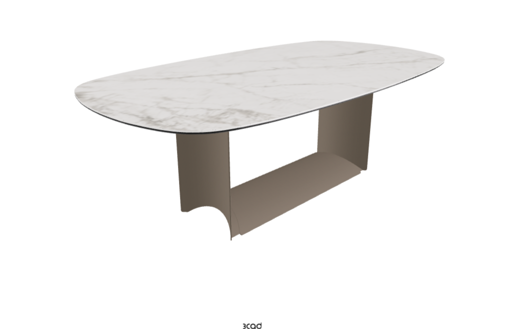 Cattelan Italia Dragon Keramik Rectangular & Biscuit Shaped Dining Table 220 & 300