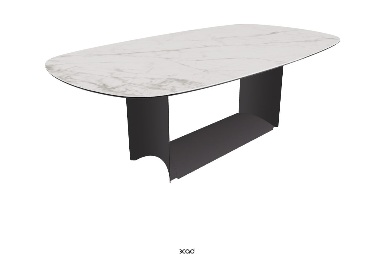 Cattelan Italia Dragon Keramik Rectangular & Biscuit Shaped Dining Table 220 & 300