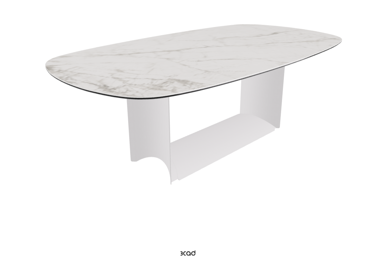 Cattelan Italia Dragon Keramik Rectangular & Biscuit Shaped Dining Table 220 & 300