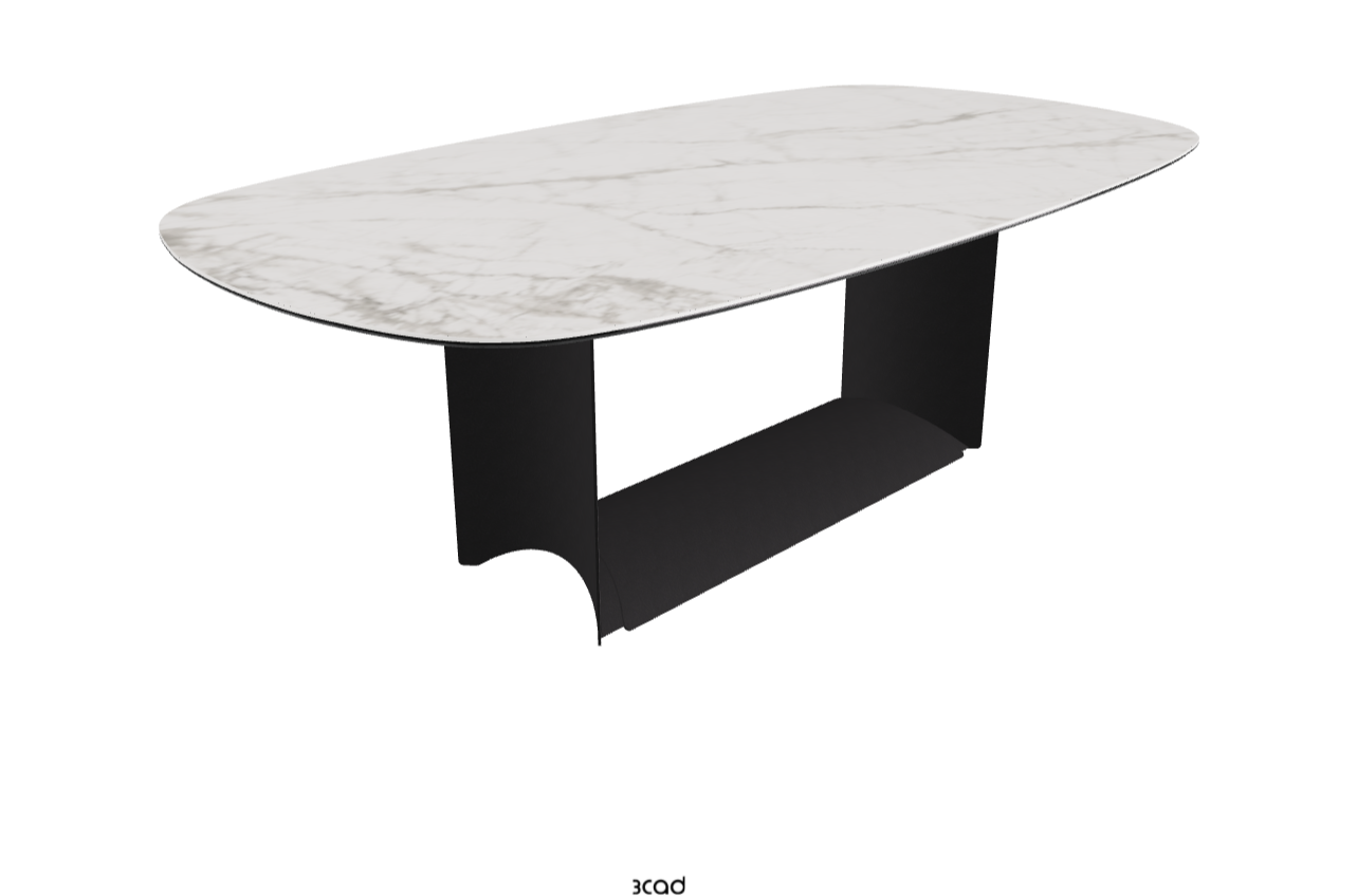 Cattelan Italia Dragon Keramik Rectangular & Biscuit Shaped Dining Table 220 & 300