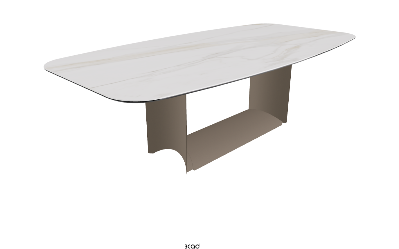 Cattelan Italia Dragon Keramik Barrel Shaped Dining Table 200 & 240