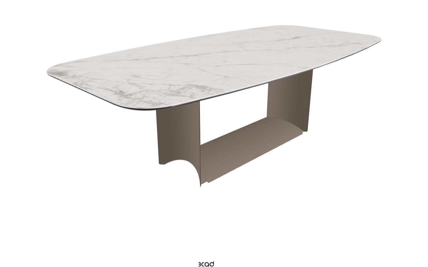 Cattelan Italia Dragon Keramik Barrel Shaped Dining Table 200 & 240