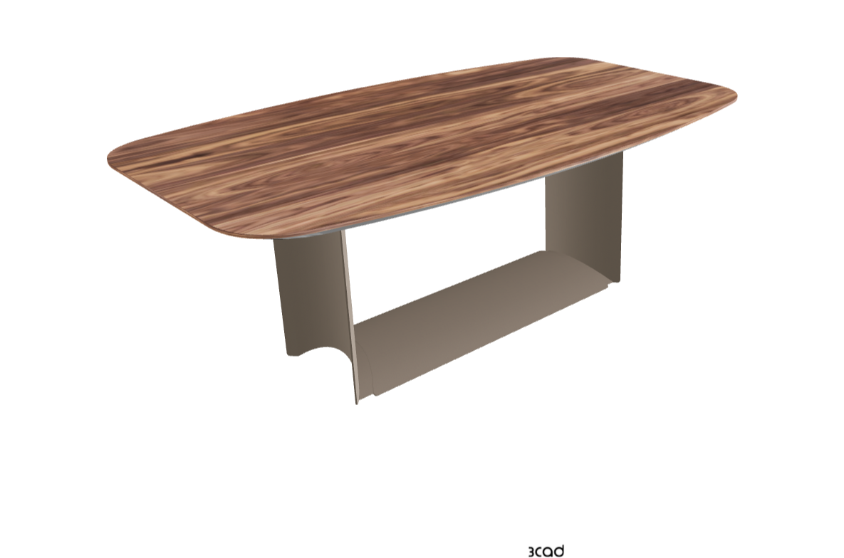 Cattelan Italia Dragon Wood Barrel-Shaped Dining Table