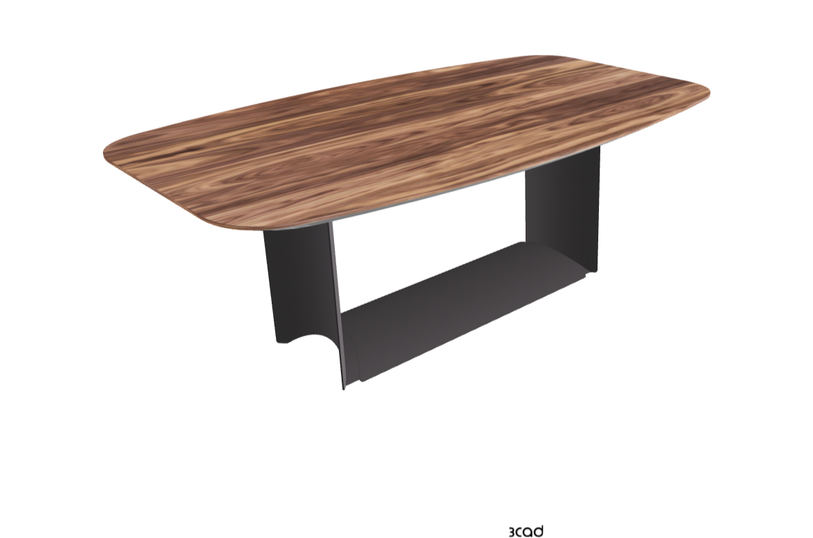 Cattelan Italia Dragon Wood Barrel-Shaped Dining Table