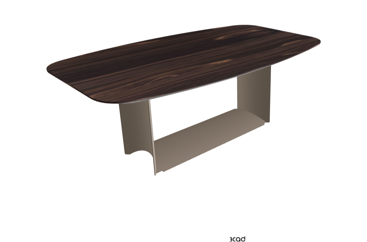 Cattelan Italia Dragon Wood Barrel-Shaped Dining Table