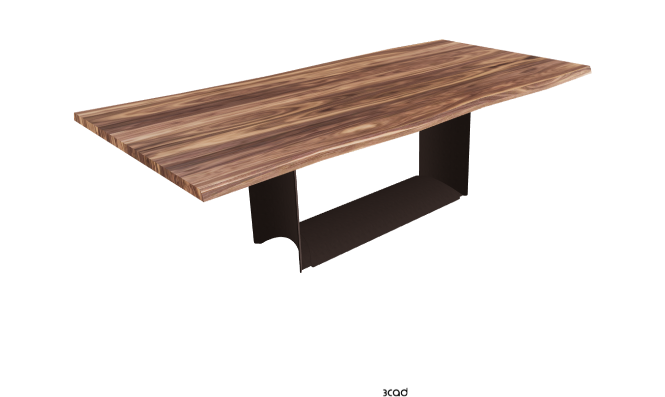 Cattelan Italia Dragon Wood Live Edged Dining Table