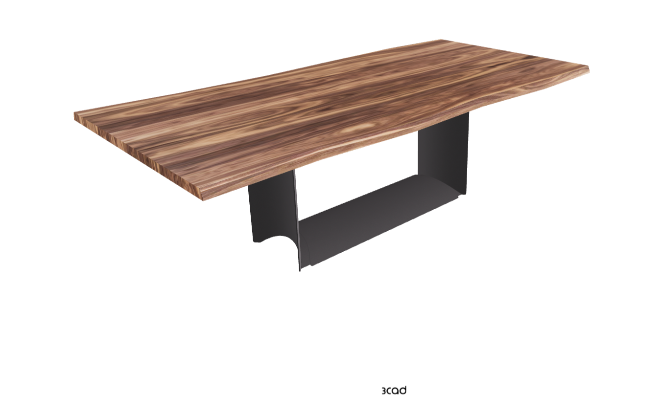 Cattelan Italia Dragon Wood Live Edged Dining Table