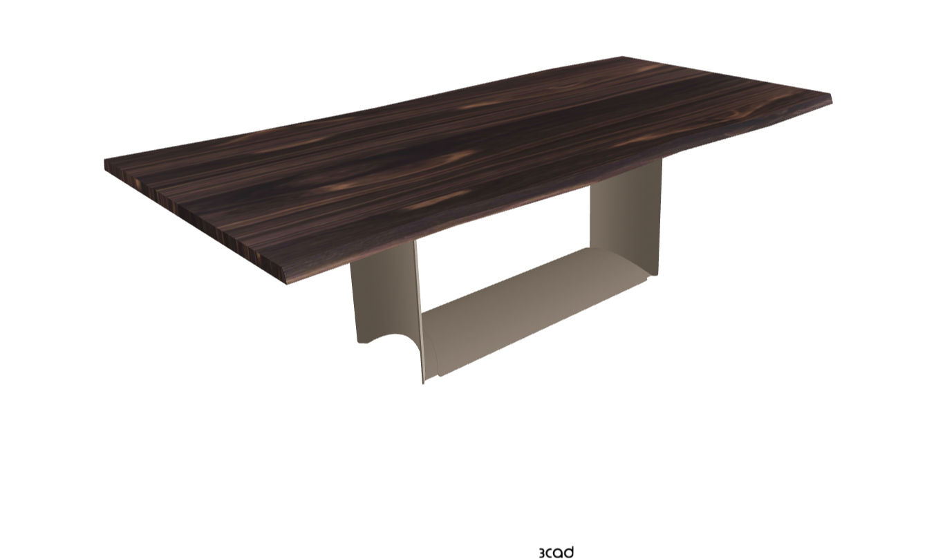 Cattelan Italia Dragon Wood Live Edged Dining Table
