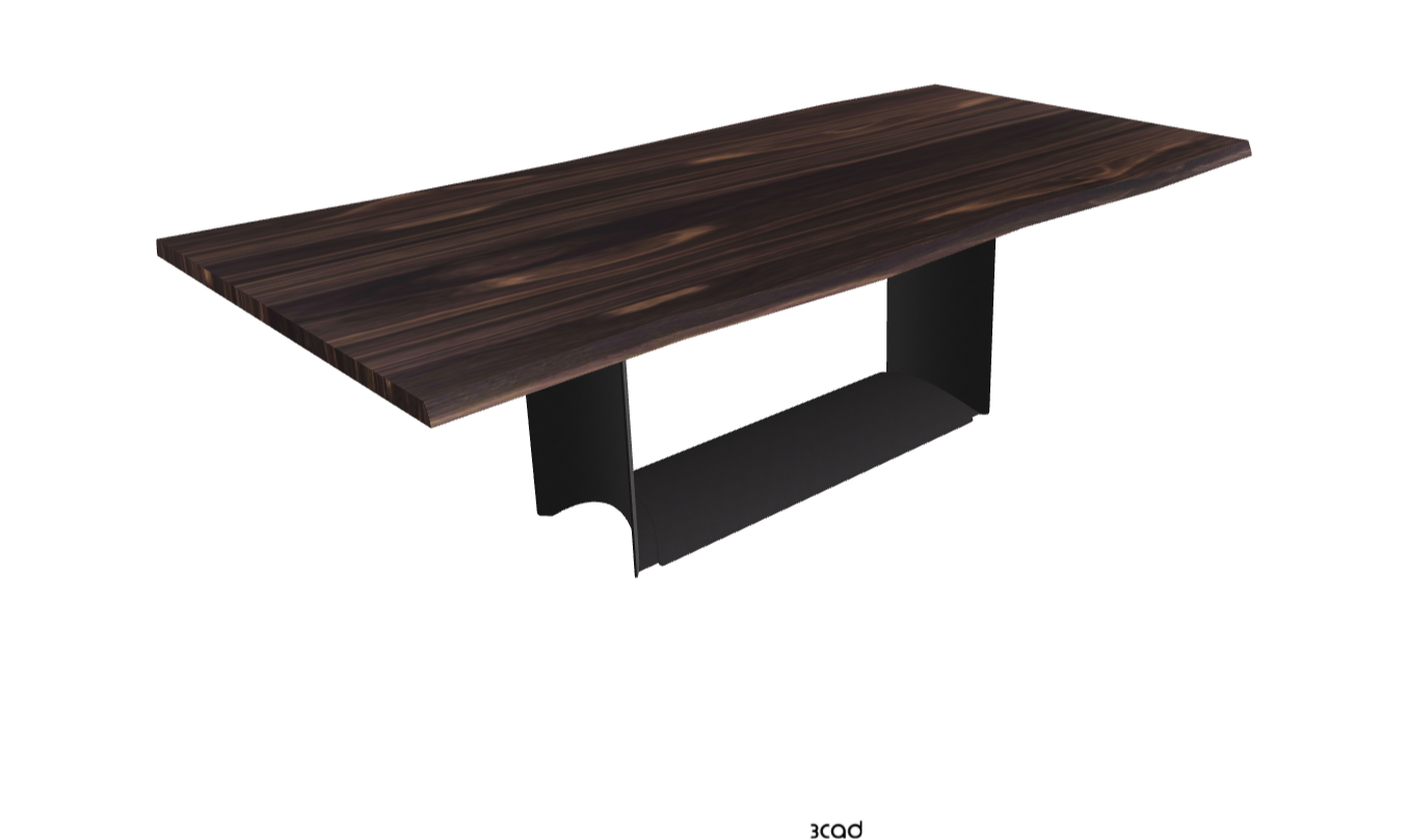Cattelan Italia Dragon Wood Live Edged Dining Table