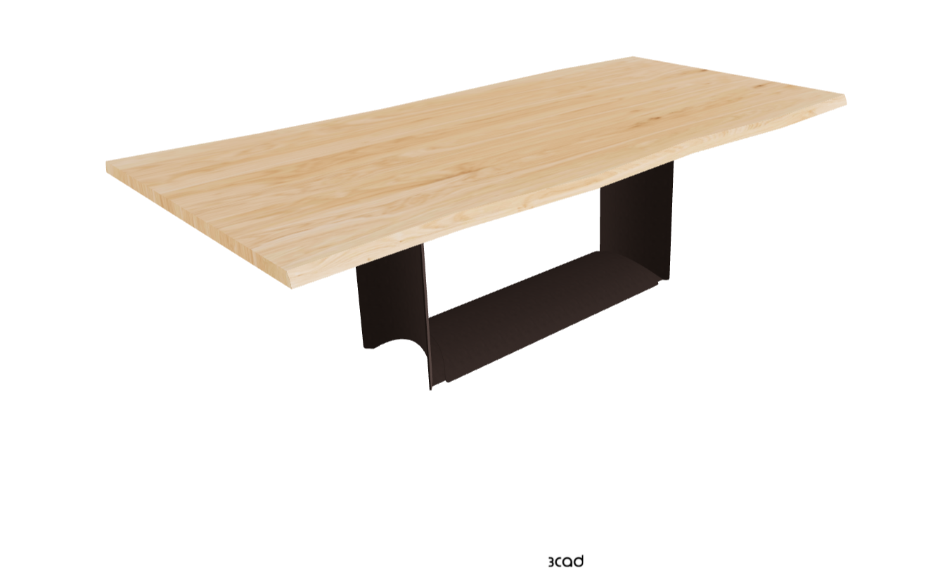 Cattelan Italia Dragon Wood Live Edged Dining Table