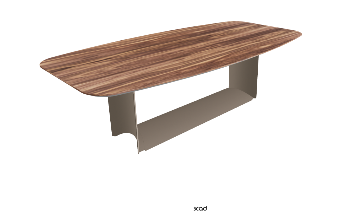 Cattelan Italia Dragon Wood Barrel-Shaped Dining Table