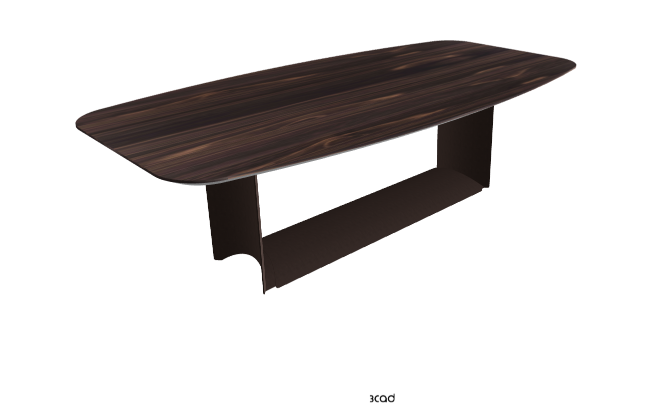 Cattelan Italia Dragon Wood Barrel-Shaped Dining Table