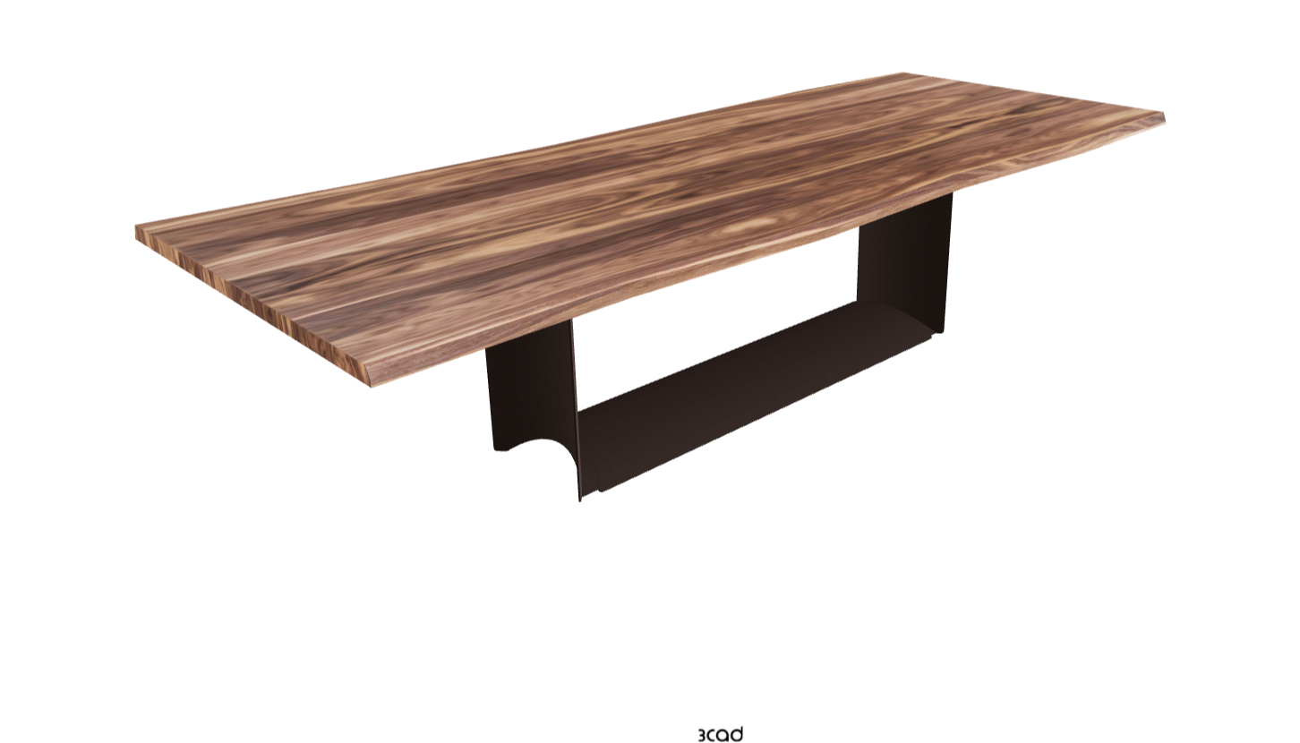 Cattelan Italia Dragon Wood Live Edged Dining Table