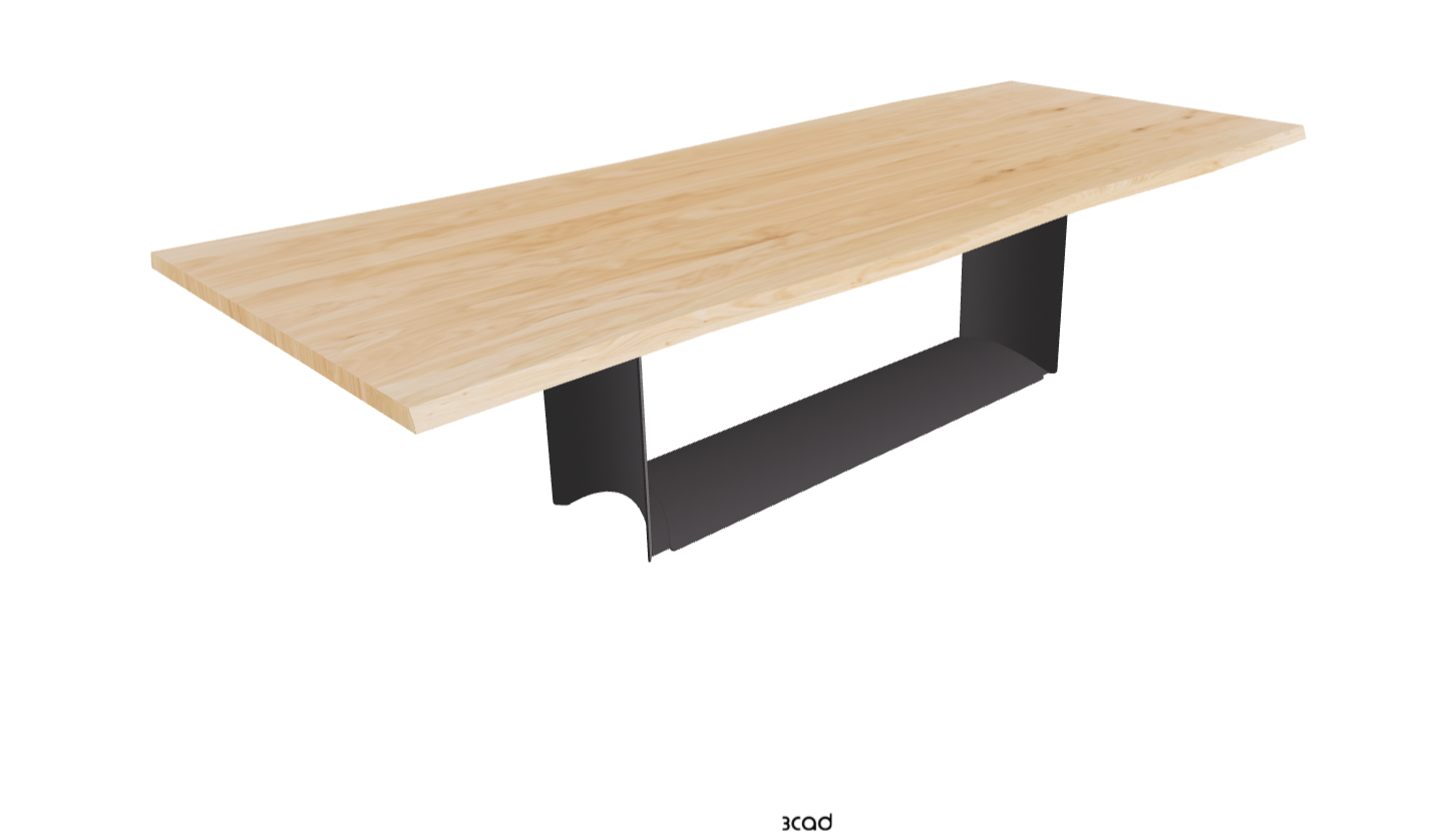 Cattelan Italia Dragon Wood Live Edged Dining Table