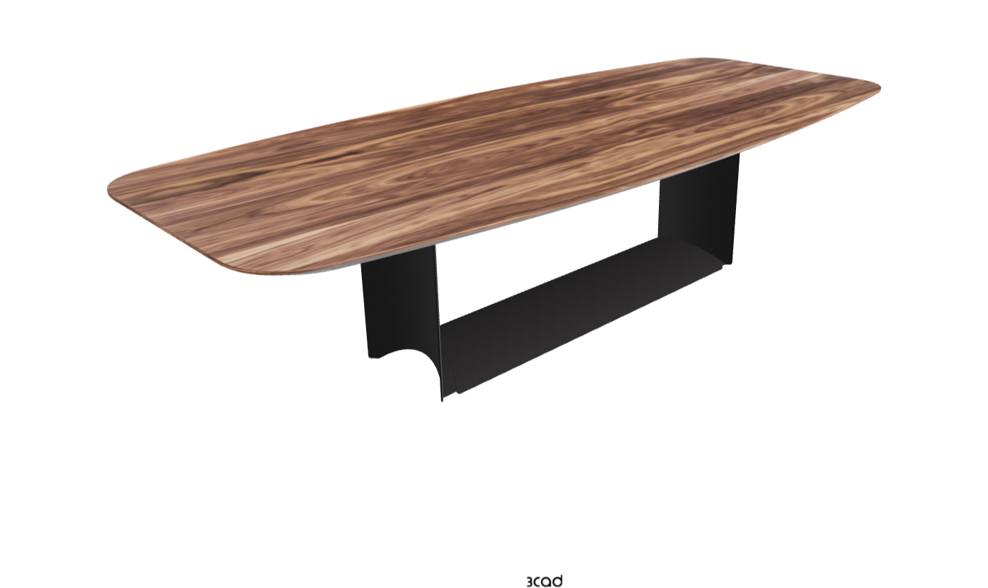 Cattelan Italia Dragon Wood Barrel-Shaped Dining Table