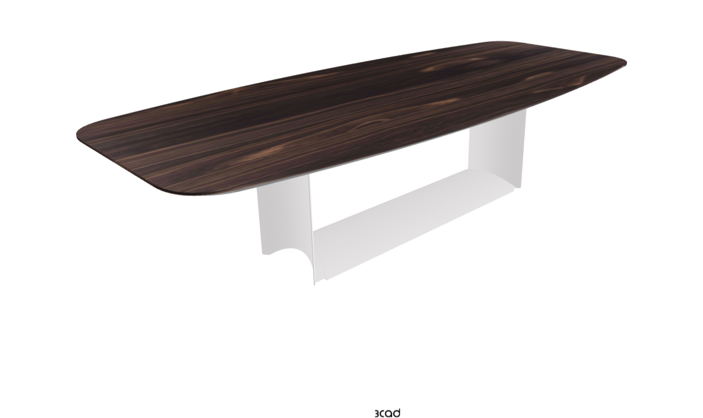Cattelan Italia Dragon Wood Barrel-Shaped Dining Table