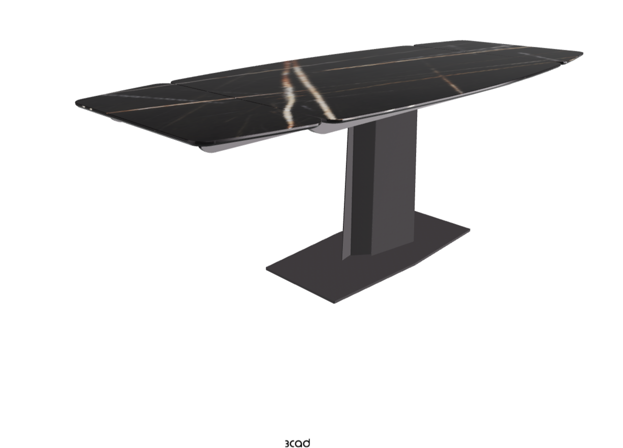 140-217×90×75h_Glossy Sahara Noir_Graphite Embossed_Extended