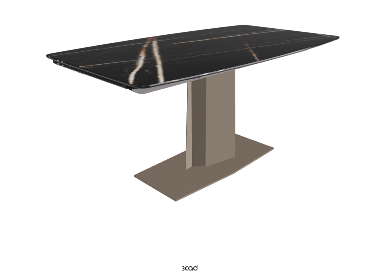 160-237×92×75h_Glossy Sahara Noir_Titanium Embossed_Closed