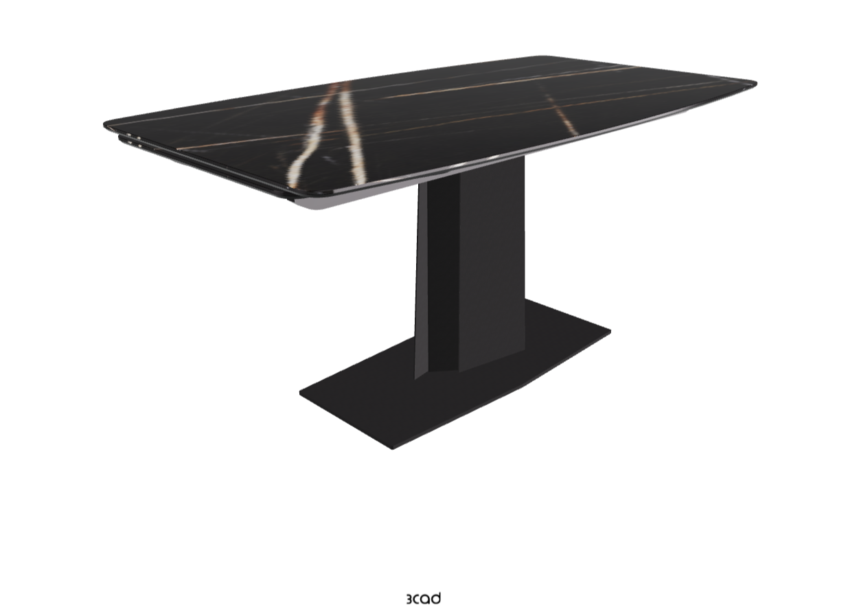 160-237×92×75h_Glossy Sahara Noir_Black Embossed_Closed