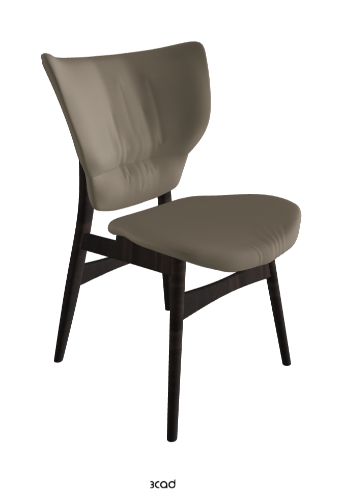 Dumbo Dining Chair_Burned Oak Stained Ashwood_Glove Soft Leather_Platoon