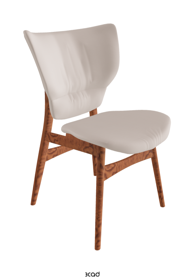 Dumbo Dining Chair_Canaletto Walnut Stained Ashwood_Soft Leather_Nymph