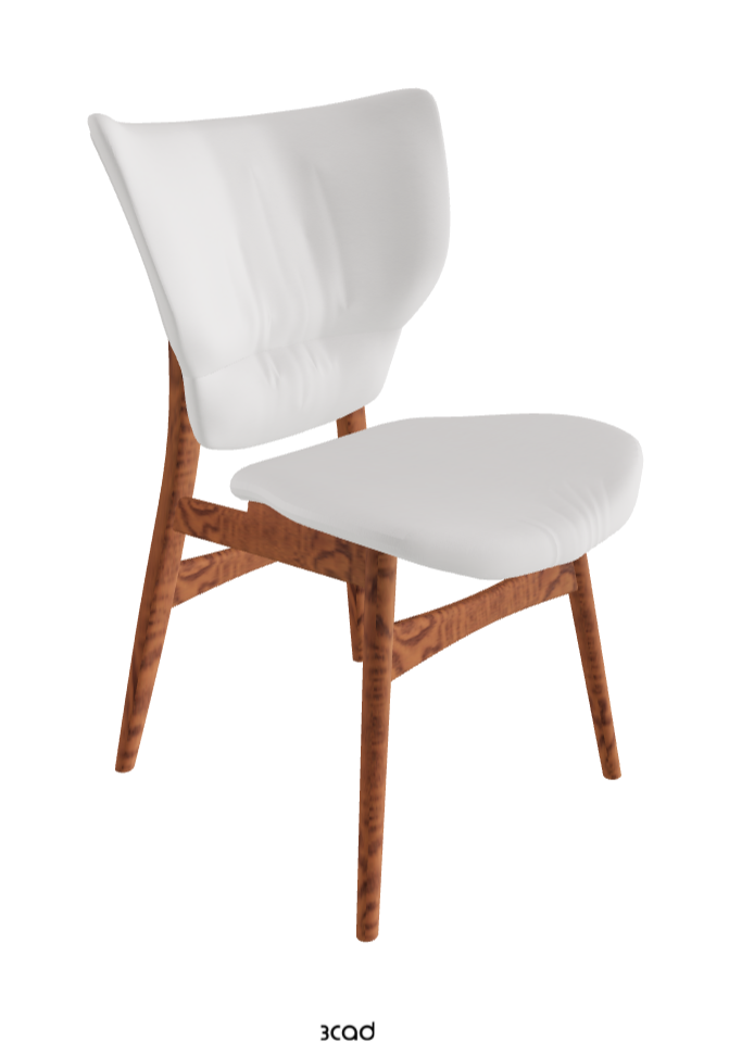 Dumbo Dining Chair_Canaletto Walnut Stained Ashwood_Soft Leather_Canova