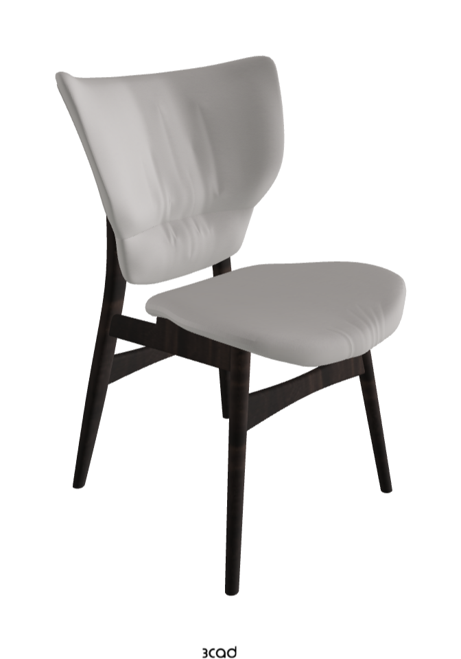Dumbo Dining Chair_Burned Oak Stained Ashwood_Soft Leather_Nardo