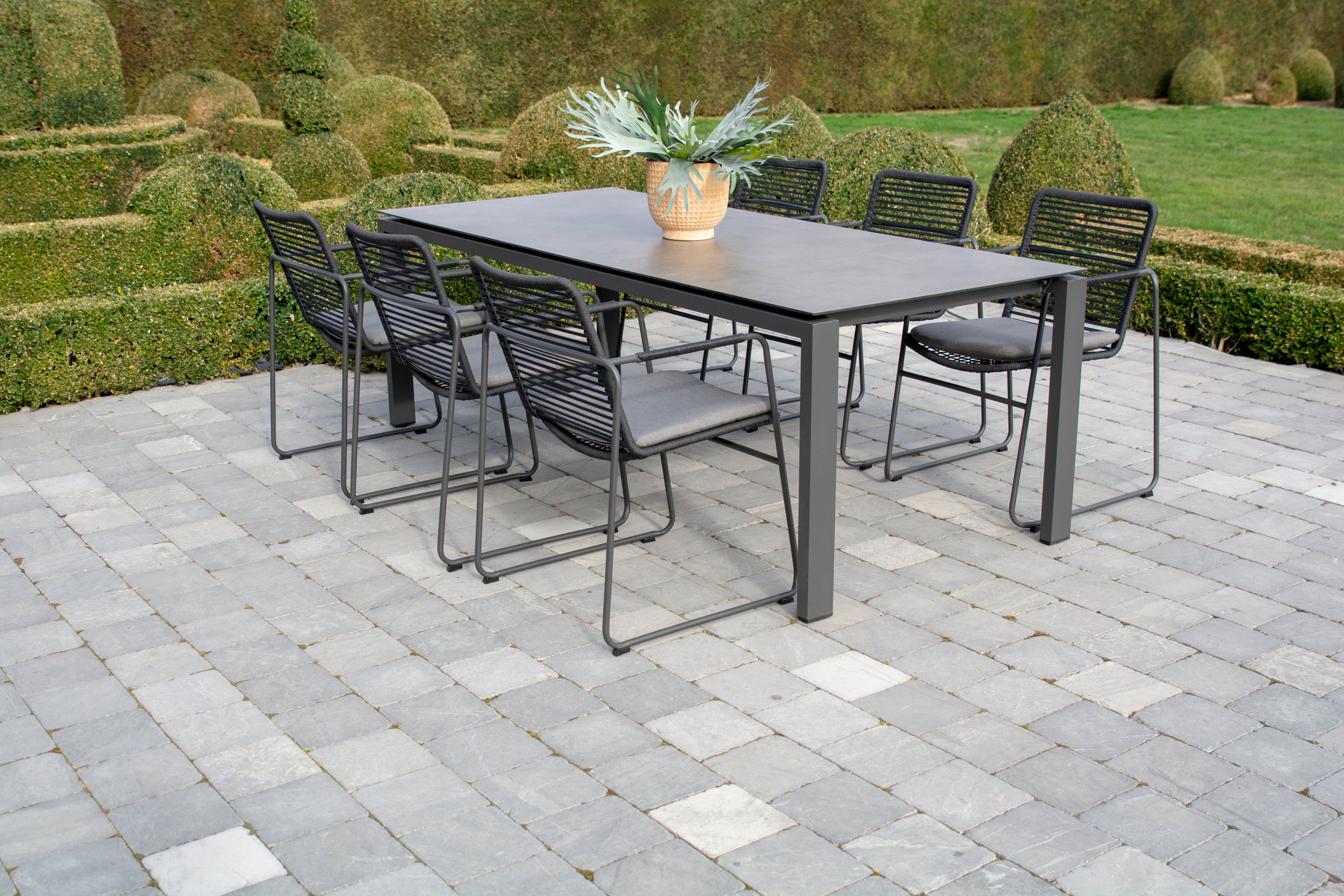 4 Seasons Outdoor Barista Dining With Goa 220cm Hpl Table Set