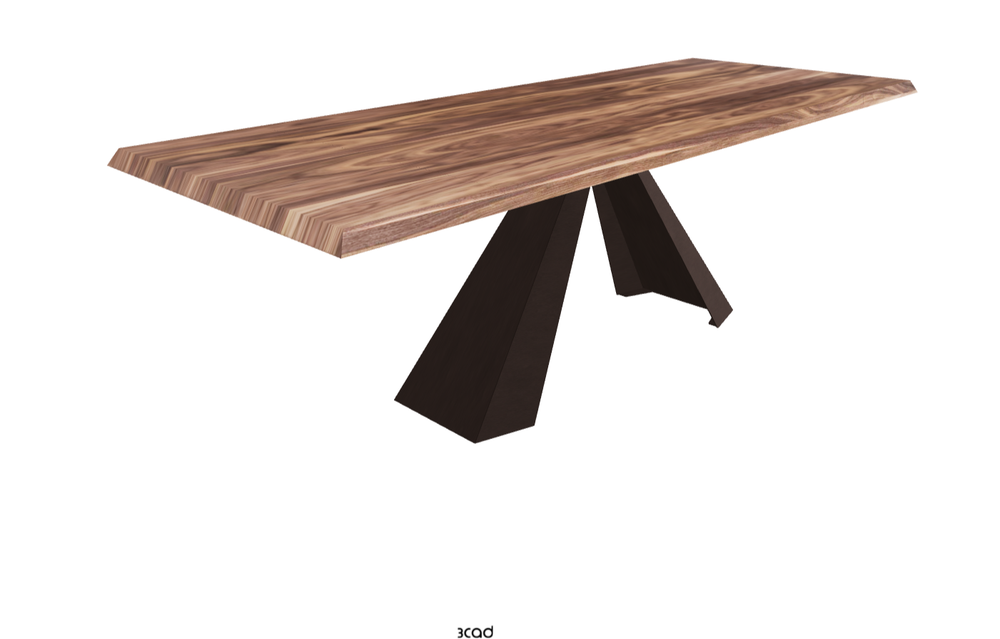 160-237×90×75h_Canaletto Walnut_Bronze Embossed_Extended