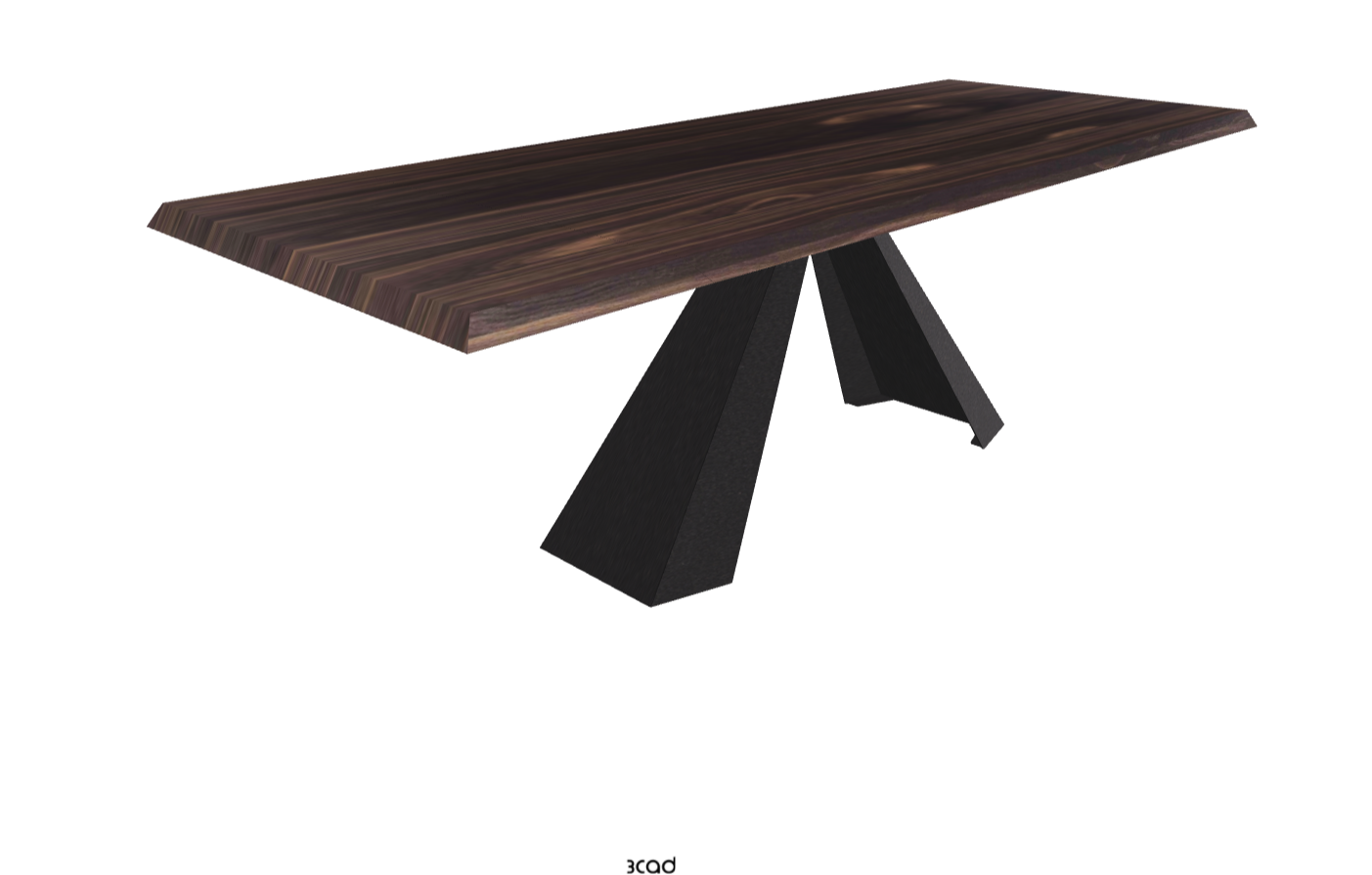 160-237×90×75h_Burned Oak_Black Embossed_Extended