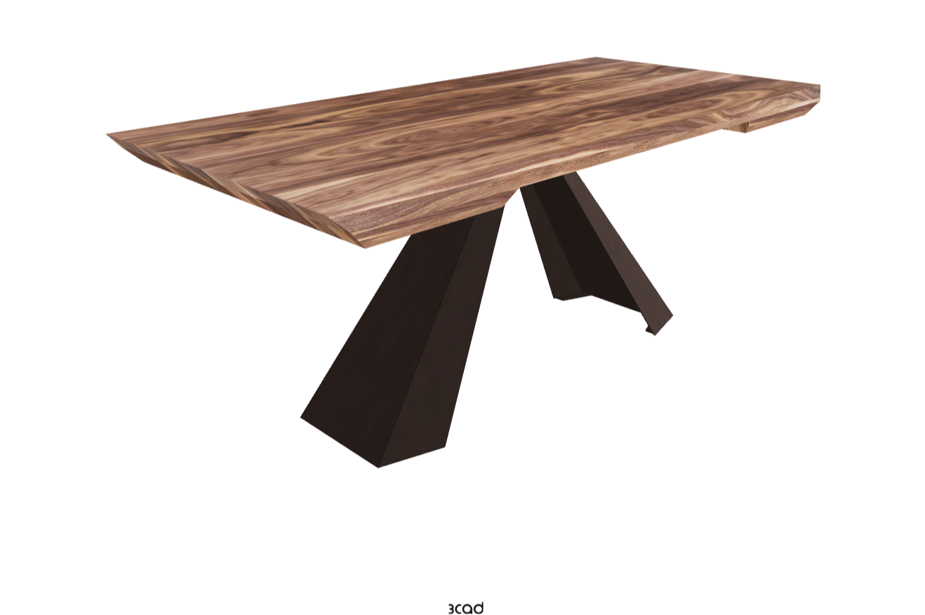 180-257×90×75h_Canaletto Walnut_Bronze Embossed_Closed