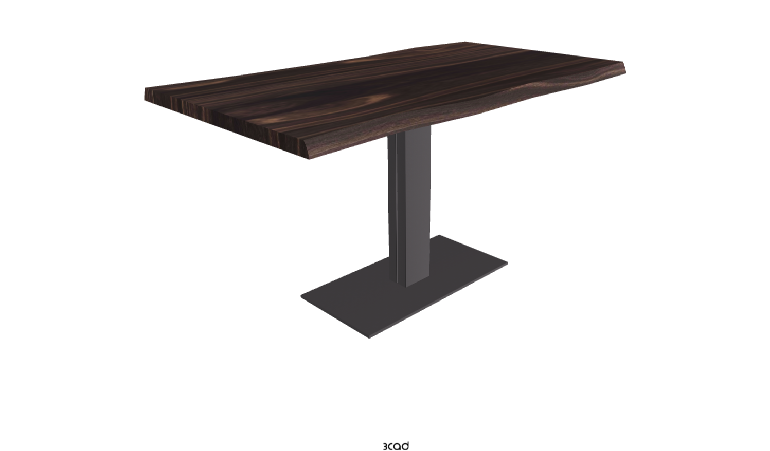 Cattelan Italia Elvis Wood Live Edged Dining Table