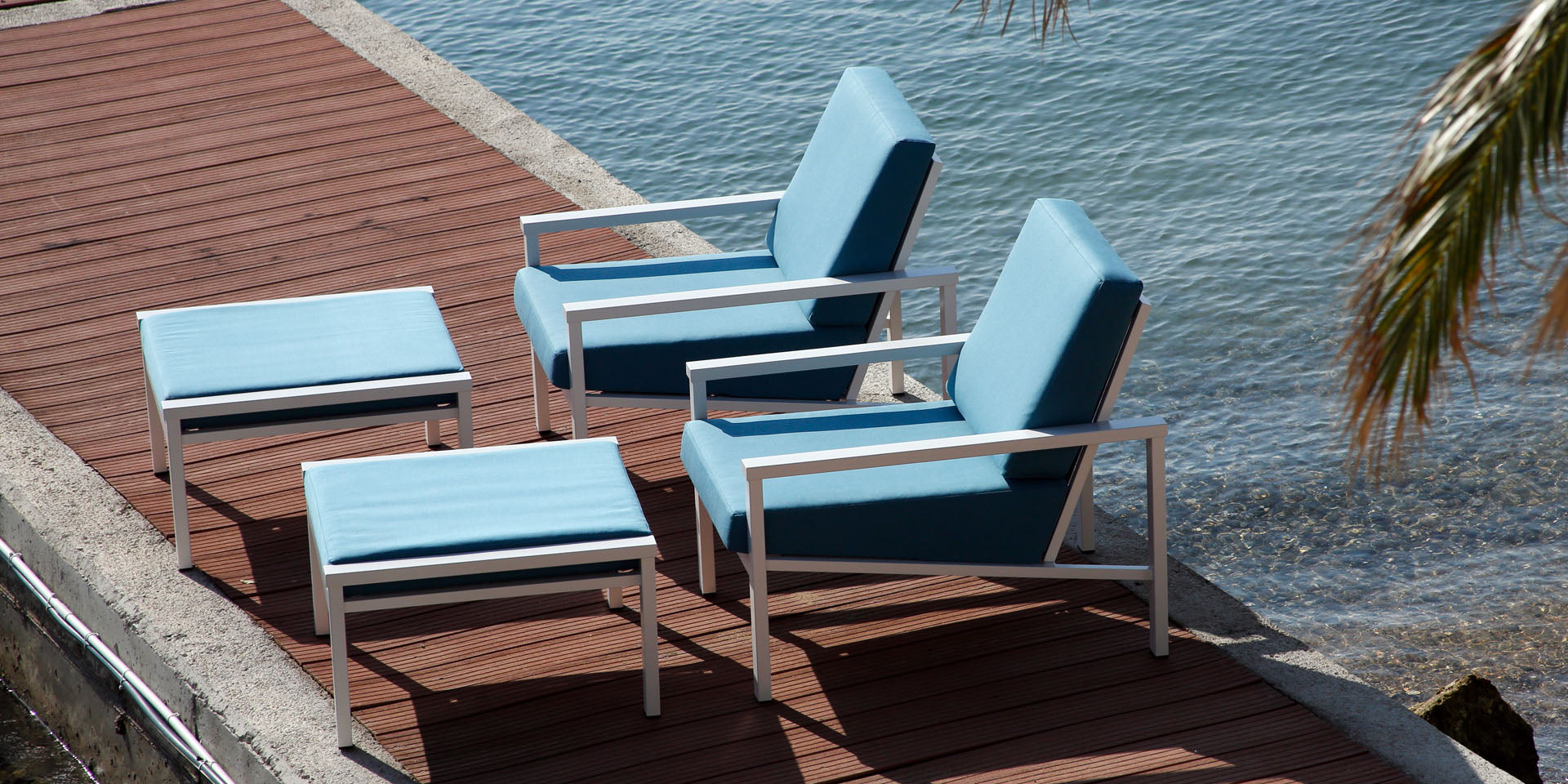 Equinox Occasional Lounger - Powder coated